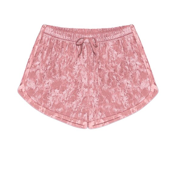 Women's Ultra-Soft Breathable Comfy Solid Velour Velvet Shorts with Drawstring - Picture 10 of 16